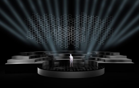  沙宝亮演唱会 舞美效果曝光 现场打造3D爱的拼