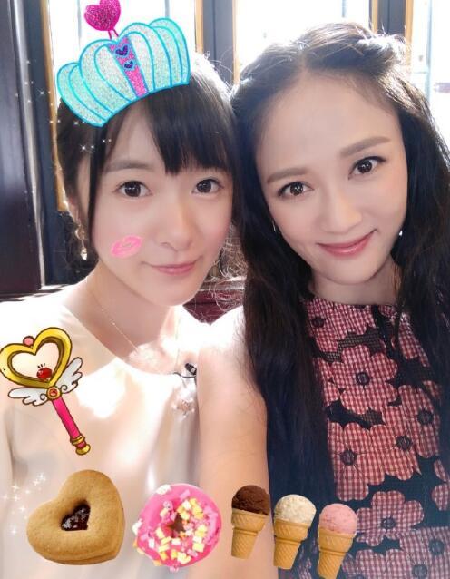陈乔恩谢娜庆徐娇19岁生日 二次元少女又变美了