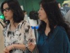 Li Bingbing appeared Shanghai Airport Star flavor dress makeup
