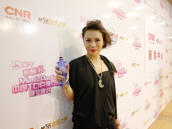 蔡健雅济南摘奖 获奖感言“我爱音乐如生命”