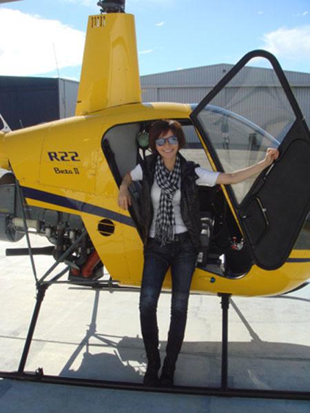 马赫遥有氧运动兴致高 化身阳光运动达人(图)