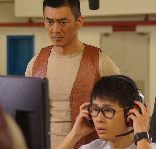 《未来战士》珠海热拍 宿丹化身电脑高手