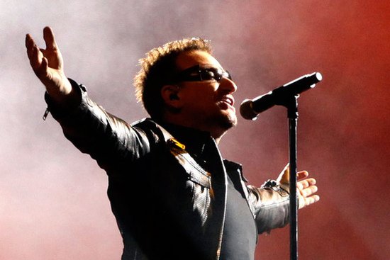 U2主唱波诺成为最富有音乐家 超保罗麦卡特尼