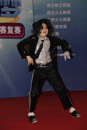 童星代言人选拔赛复赛 儿童mj最受瞩目(图)