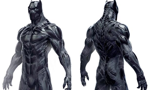 《黑豹》概念图曝光备选战袍 人体肌肉造型超帅
