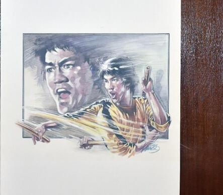 李小龙逝世41周年 41幅肖像画纪念功夫巨星