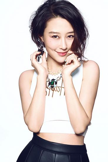 娱乐圈偏分短发女星  马梓涵潮流小S性感