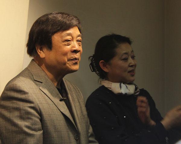 倪萍和赵忠祥.