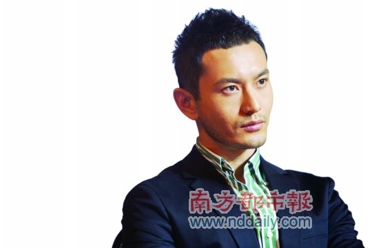 明星制片人黄晓明:我愿做前浪 死在沙滩上