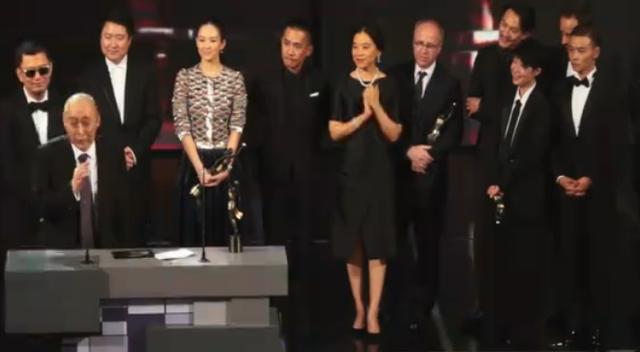 《一代宗师》斩获最佳影片奖 实现大满贯破纪