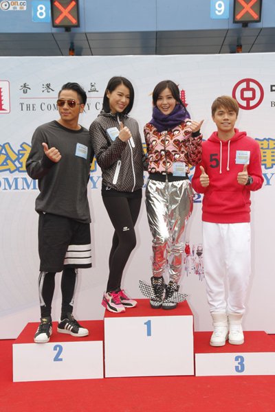 蔡卓妍否认陈伟霆送房 胡杏儿称不可能恋李思捷