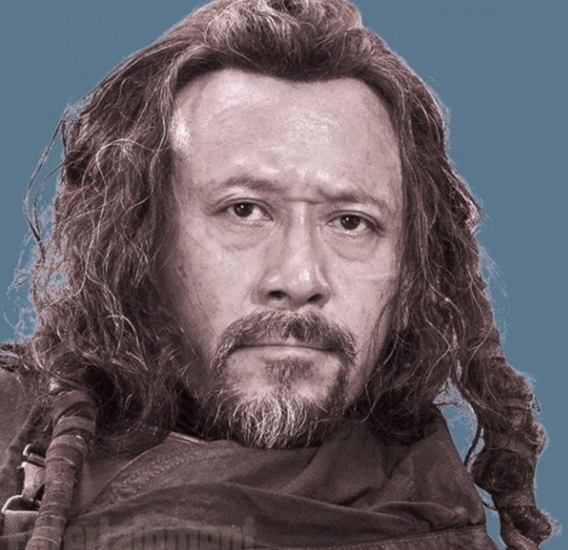 《侠盗一号》伦敦发布会 讲英文的姜文萌萌哒