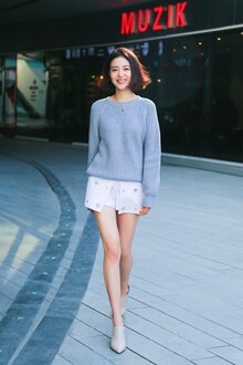 李溪芮和她的大长腿 李溪芮和她的大长腿