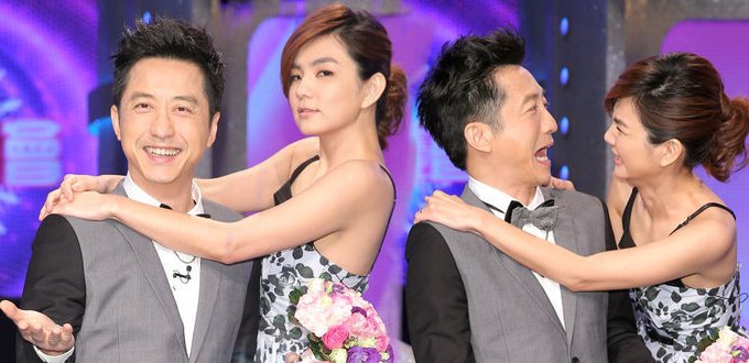 庾澄庆欲过肩摔对付Ella咸猪手 携手主持拚收视