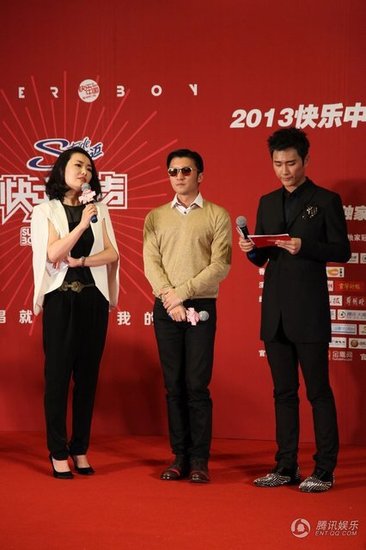 2013快乐男音在京展触动 天王谢霆锋酷帅助阵