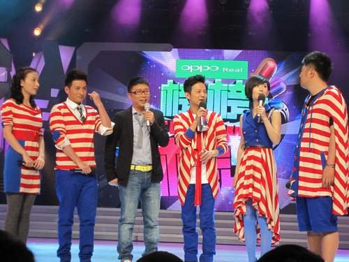 快乐大本营首迎庞龙 演唱《两只蝴蝶》粤语版