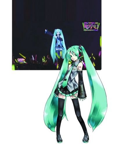 初音未来上海办演唱会 虚拟偶像向传统歌手宣