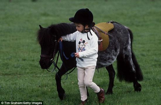 皇室基因强大！2岁乔治小王子骑矮种马超兴奋