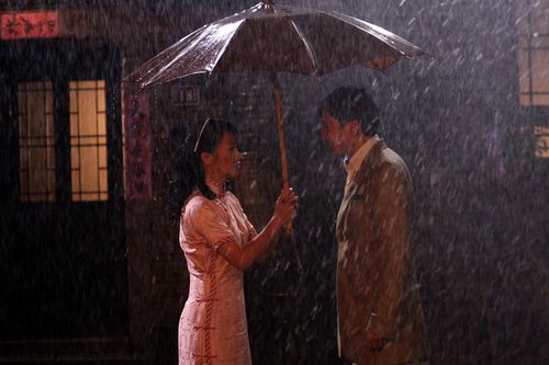 《红尘丽影》上海热拍 韩栋雨中求婚遭拒绝