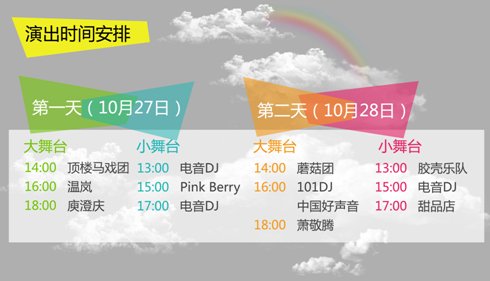 东方风云榜汽车音乐节10月27、28两日阵容曝光