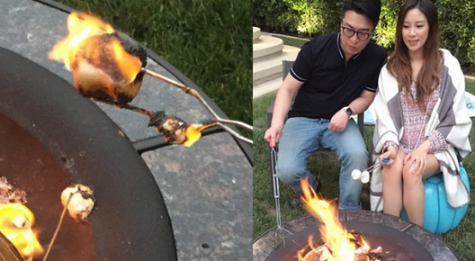 摘要]徐子淇晒出和老公一起bbq的照片,还分享了其中搞笑的小故事.