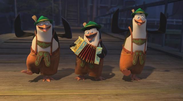 《马达加斯加的企鹅》蛮拼的 打造复仇者脸萌