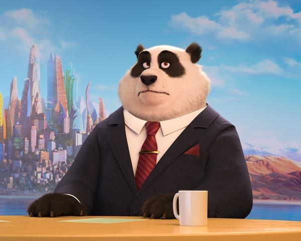 《疯狂动物城》主播有N个 熊猫大叔是中国特供
