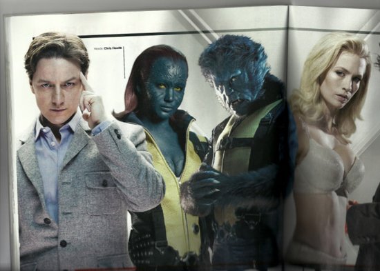  the x-men: first class of the Imperial magazine new stills exposure 