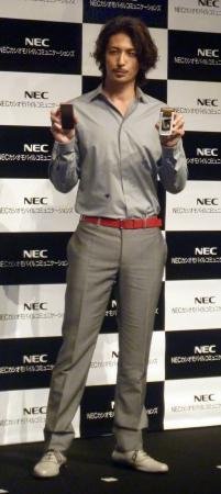 玉木宏参加代言活动 否认与前<em>女友加藤</em>罗莎复