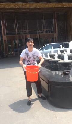 王思聪完成“冰桶挑战” 点名林更新