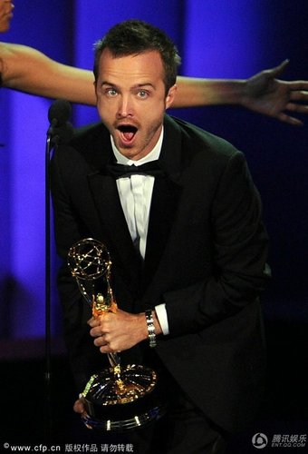 《绝命毒师》亚伦-鲍尔获剧情类最佳男配角