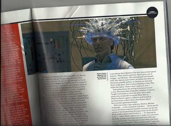  the x-men: first class of the Imperial magazine new stills exposure 