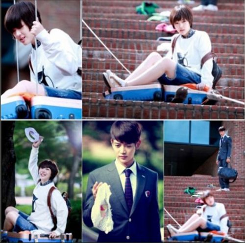 韩版《花样少男少女》曝剧照 雪莉珉豪表情各