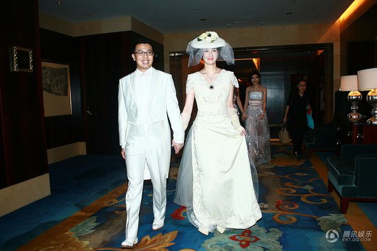 晶女郎孟瑶办梦幻婚礼 老公斥千万重金打造