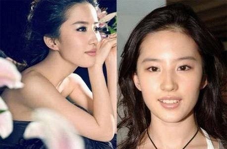 范冰冰赵薇高圆圆 素颜照被曝光的<em>美女明星</em>(图