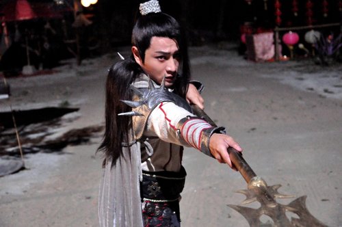 《猪九妹》热拍 陈乔恩张明明比拼搞笑演技