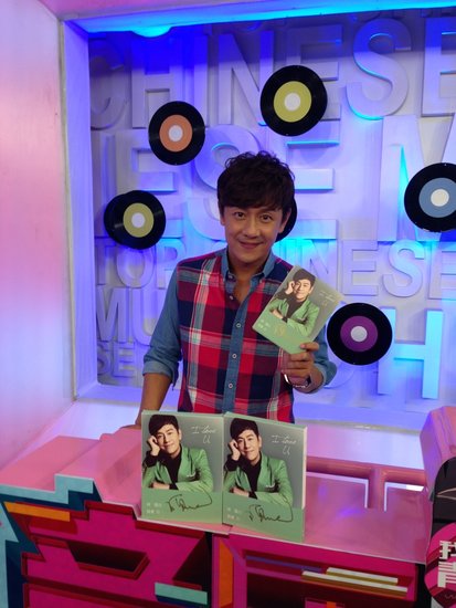 陈浩民到访音乐风云榜宣传新碟《我爱你》