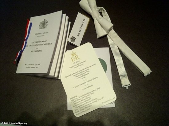 奥斯卡影帝凯文·史派西入驻 与奥巴马共进晚餐