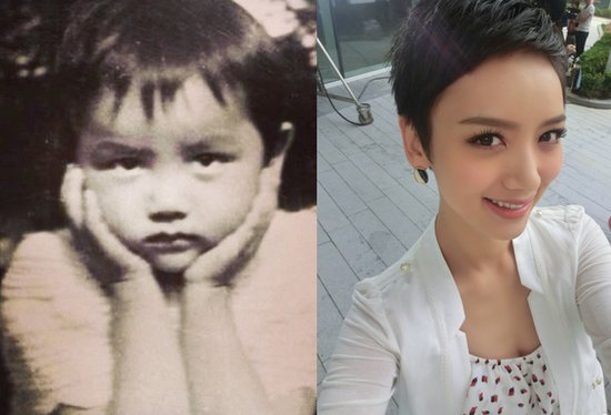 主持人李晓峰庆六一 曝童年照萌翻网友