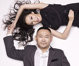 苗圃拍摄复古时尚大片 搭档姜武绿叶男女