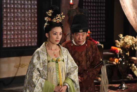 《女人天下》热拍 陈秀丽演绎唐朝<em>三高女</em>_娱