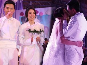 董璇高云翔21日大婚 温馨婚宴现场直击