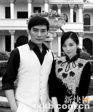 《南国有佳人》横店热拍 陈怡蓉与焦恩俊忘年