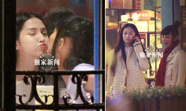 蓝燕 白灵 约会 亲亲图片