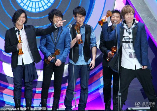 第23届金曲奖五月天成大赢家 乱弹阿翔爆冷封王