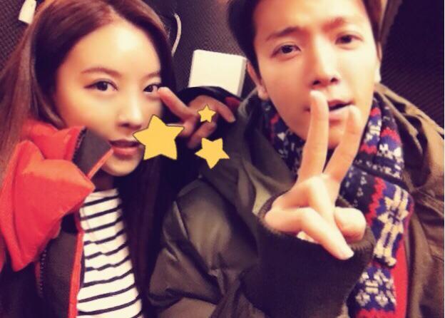 SJ东海与新女团Smile.G成员合作电影 晒亲密照