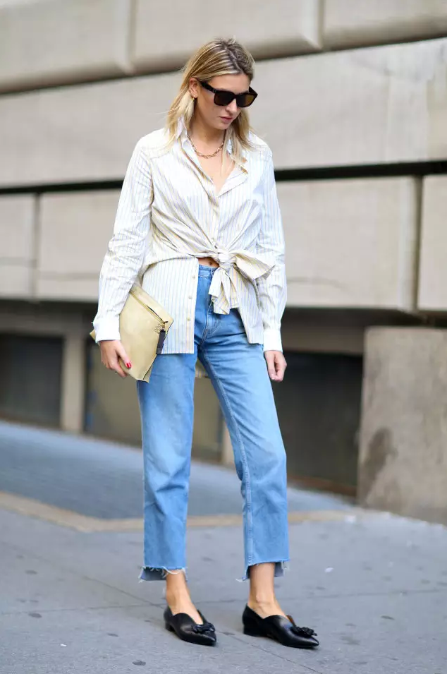 衬衫+牛仔裤的100种最美穿法