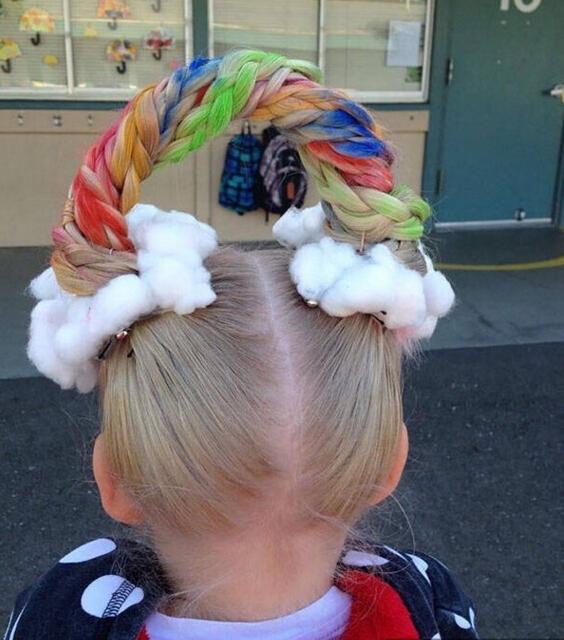 脑洞大开 熊孩子们的疯狂发型日