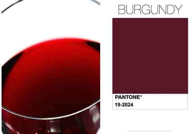 酒红也是红色的一种,因与法国勃艮第所出产的勃艮第酒颜色相似而得名
