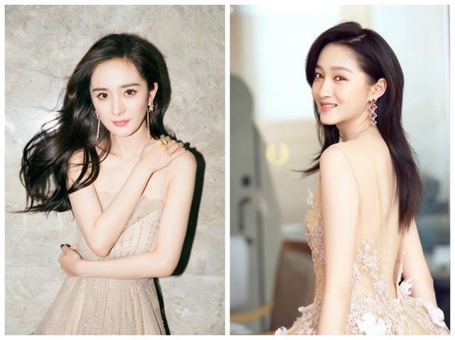 关晓彤与杨幂同穿黑色芭蕾舞短裙,撞裙又撞腿谁更惊艳
